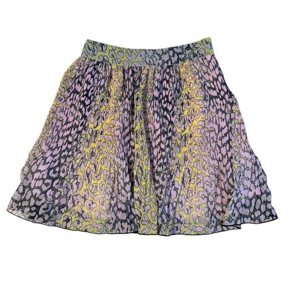 GANNI Animal Print Mini Skirt Size 34 - Picture 4 of 5